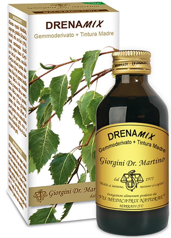 DRENAMIX GEMMODERIVATO + TINTURA MADRE SENZA ALCOOL 100 ML - Farmacia De Pasquale