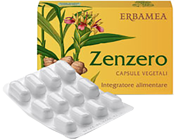 ERBAMEA ZENZERO 24 CAPSULE VEGETALI - Farmacia De Pasquale