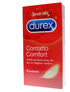 PROFILATTICO DUREX CONTATTO COMFORT 4 PEZZI - Farmacia De Pasquale