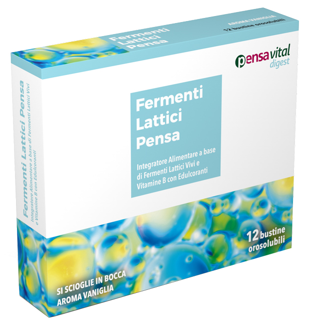 FERMENTI LATTICI VIVI E VITAMINE B 12 VANIGLIA BUSTINE OROSOLUBILI - Farmacia De Pasquale
