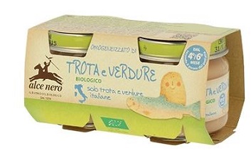 OMOGENEIZZATO TROTA E VERDURE BABY FOOD BIO 2 X 80 G - Farmacia De Pasquale