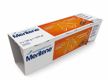 MERITENE CREMA CIOCCOLATO 3 VASETTI X 125 G - Farmacia De Pasquale