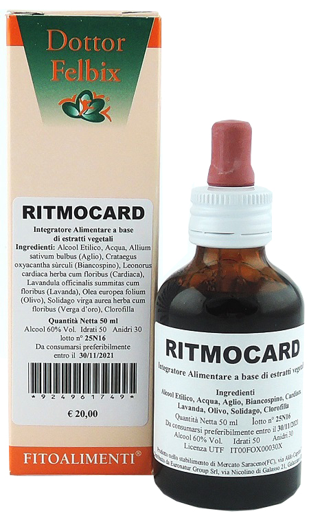 RITMOCARD GOCCE 50 ML - Farmacia De Pasquale