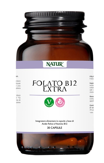 FOLATO B12 EXTRA 30 CAPSULE - Farmacia De Pasquale