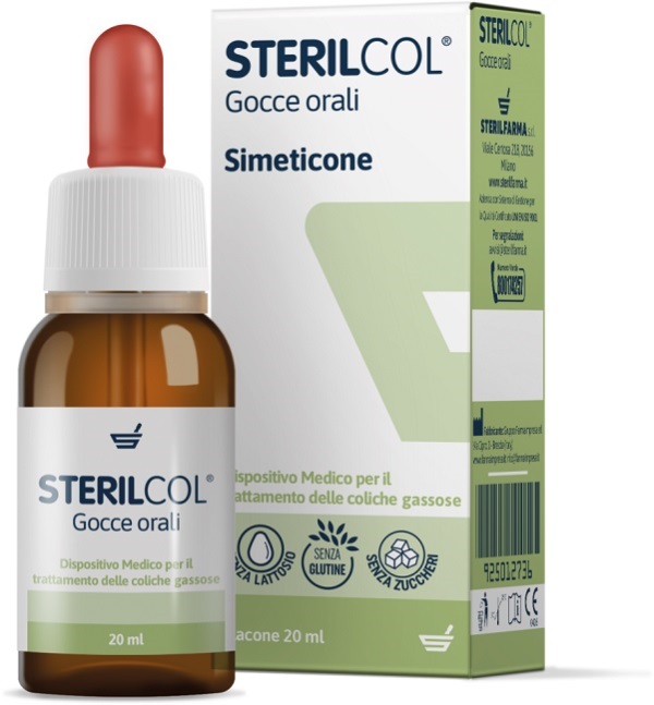 STERILCOL GOCCE ORALI SOSPENSIONE GASTROFUNZIONALE FLACONCINO 20 ML - Farmacia De Pasquale