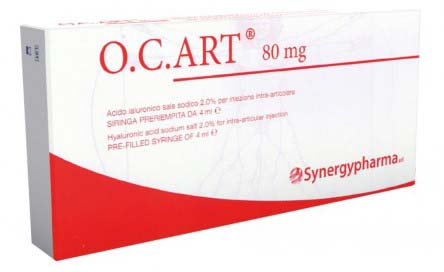 SIRINGA INTRA-ARTICOLARE OC ART ACIDO IALURONICO 80 MG 4ML - Farmacia De Pasquale