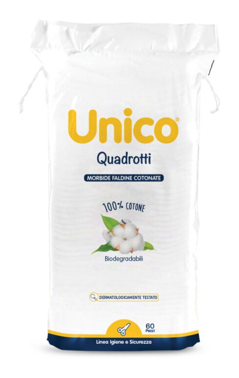 UNICO QUADROTTI 100% COTONE 60 PEZZI - Farmacia De Pasquale