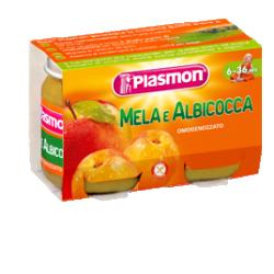 PLASMON OMOGENEIZZATO MELA ALBICOCCA 2 X 104 G - Farmacia De Pasquale