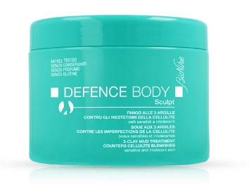 DEFENCE BODY ANTICELLULITE FANGO ALLE 3 ARGILLE VASO 500 G - Farmacia De Pasquale