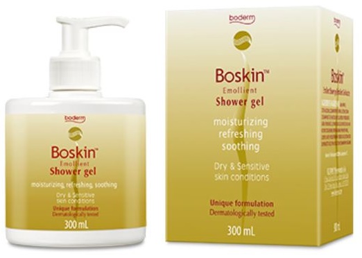 BOSKIN DOCCIA GEL EMOLLIENTE CUOIO CAPELLUTO E PELLE 300 ML - Farmacia De Pasquale