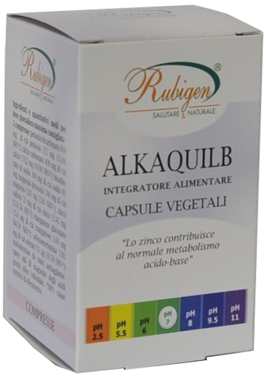 RUBIGEN ALKAQUILIB INTEGRATORE EQUILIBRIO ACIDO-ALCALINO 60 COMPRESSE - Farmacia De Pasquale