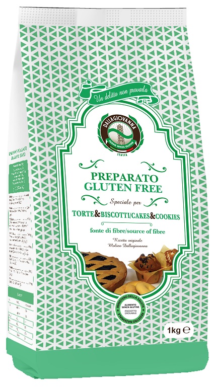PREPARATO GLUTEN FREE SPECIALE PER TORTE & BISCOTTI 1 KG - Farmacia De Pasquale
