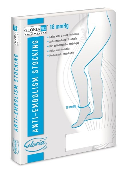 GLORIAMED THROMBOSIS 18 PUNTA CHIUSA CON FORO D'ISPEZIONE TUTTA COSCIA AUTOREGGENTE CORTO MISURA S 1 PAIO - Farmacia De Pasquale