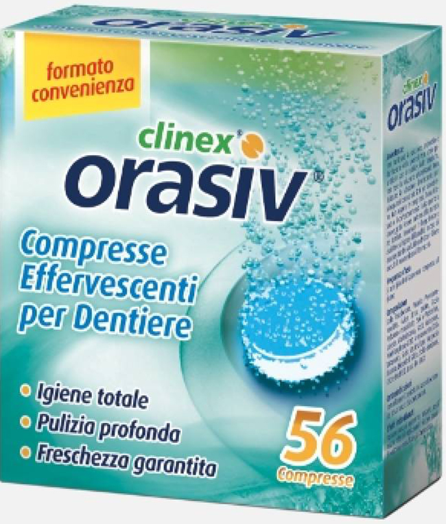 ORASIV CLINEX 56 COMPRESSE EFFERVESCENTI - Farmacia De Pasquale
