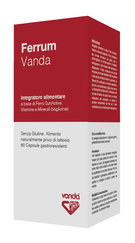 FERRUM VANDA 60 CAPSULE - Farmacia De Pasquale