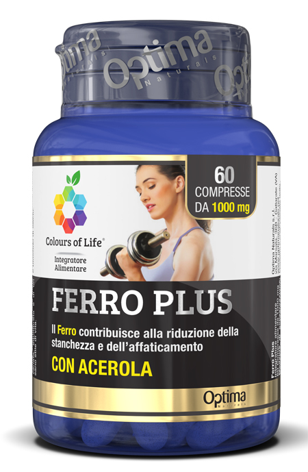 COLOURS OF LIFE FERRO PLUS 60 COMPRESSE 1000 MG - Farmacia De Pasquale