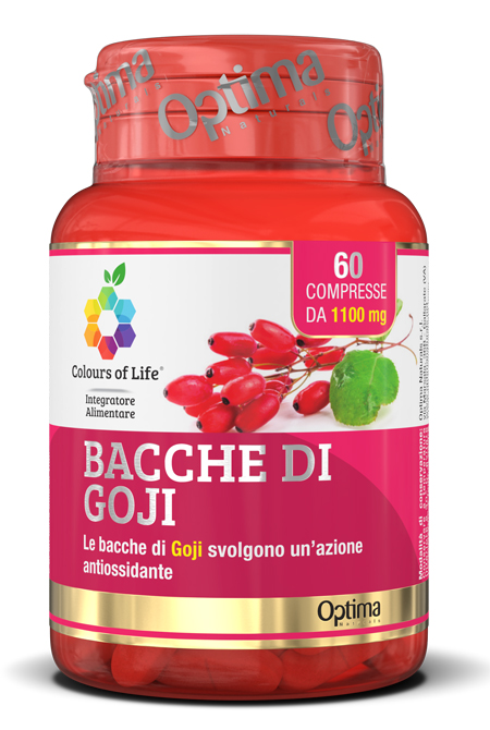 COLOURS OF LIFE BACCHE DI GOJI 60 COMPRESSE 1100 MG - Farmacia De Pasquale