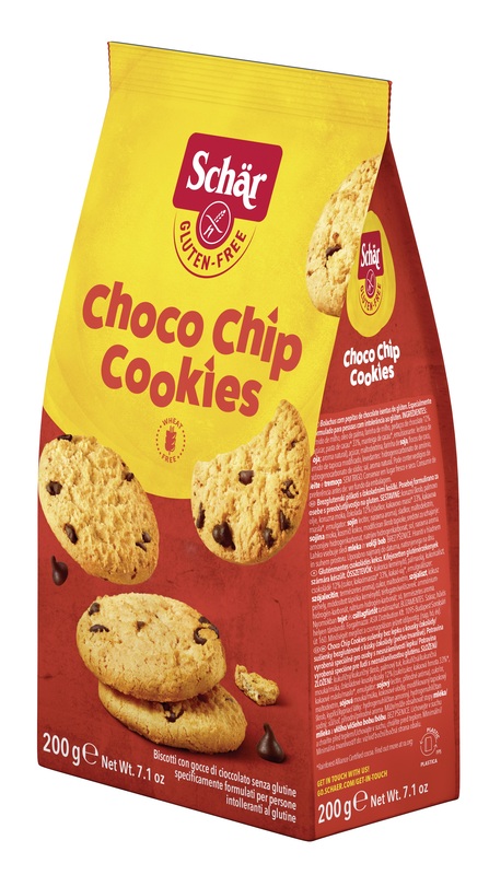SCHAR CHOCO CHIP COOKIES 200 G - Farmacia De Pasquale