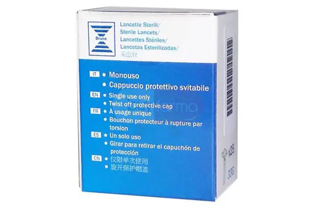 LANCETTE PUNGIDITO BRUNO 25 PEZZI - Farmacia De Pasquale
