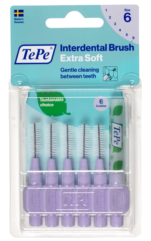 TEPE SCOVOLINO XSOFT LILLA 1,1MM 6 PEZZI - Farmacia De Pasquale