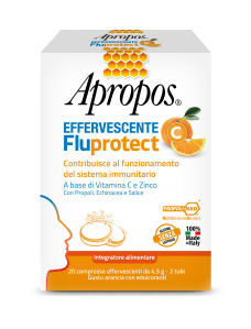 APROPOS FLUPROTECT EFFERVESCENTE C 20 COMPRESSE - Farmacia De Pasquale