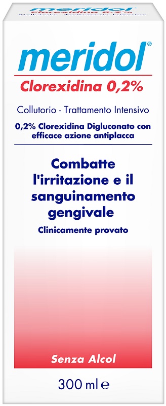MERIDOL CLOREXIDINA 0,2% COLLUTORIO 300 ML - Farmacia De Pasquale