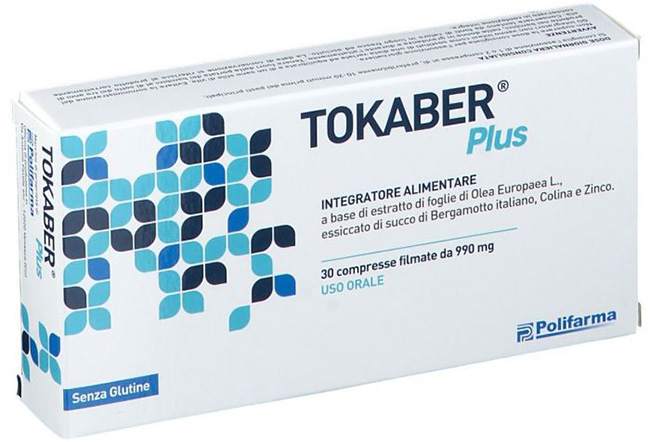 TOKABER PLUS 990MG 30 COMPRESSE - Farmacia De Pasquale