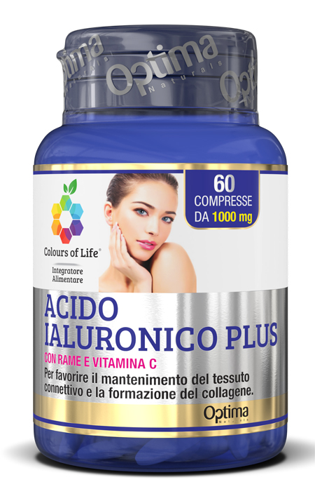 COLOURS OF LIFE ACIDO IALURONICO PLUS 60 COMPRESSE 1000 MG - Farmacia De Pasquale