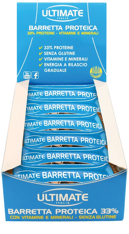 ULTIMATE BARRETTA PROTEICA CIOCCOLATO 24 PEZZI - Farmacia De Pasquale
