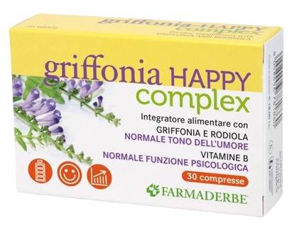 GRIFFONIA HAPPY COMPLEX 30 COMPRESSE - Farmacia De Pasquale