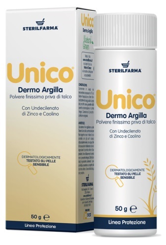 UNICO DERMO ARGILLA POLVERE SENZA TALCO 50 G - Farmacia De Pasquale