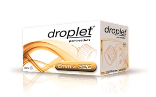 AGO PER PENNA DA INSULINA DROPLET 32 GAUGE 5 MM 100 PEZZI - Farmacia De Pasquale