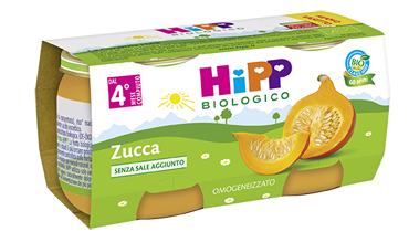 HIPP BIO HIPP BIO OMOGENEIZZATO ZUCCA 2X80 G - Farmacia De Pasquale