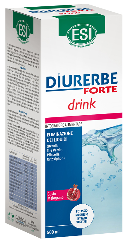 ESI DIURERBE FORTE DRINK MELOGRANO 500 ML - Farmacia De Pasquale