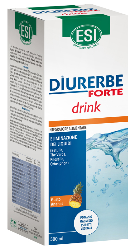 ESI DIURERBE FORTE DRINK ANANAS 500 ML - Farmacia De Pasquale