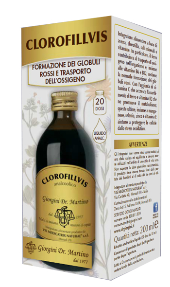 CLOROFILLVIS LIQUIDO ANALCOLICO 200 ML - Farmacia De Pasquale