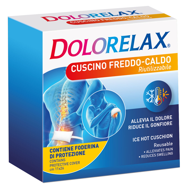 DOLORELAX ICE HOT CUSCINO RIUTILIZZABILE 11X26 CM 2 PEZZI - Farmacia De Pasquale