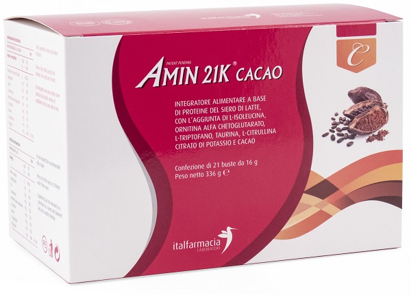 AMIN 21K CACAO 336 G - Farmacia De Pasquale