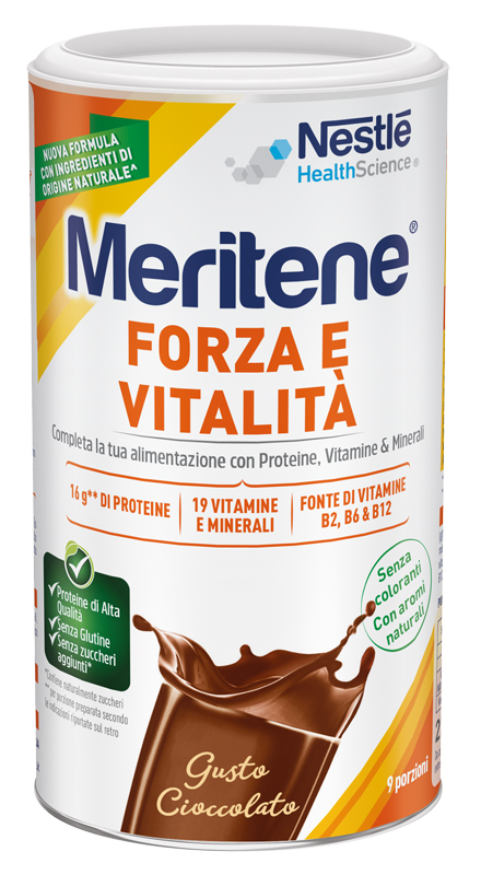 MERITENE FORZA E VITALITA' CIOCCOLATO 270 G - Farmacia De Pasquale