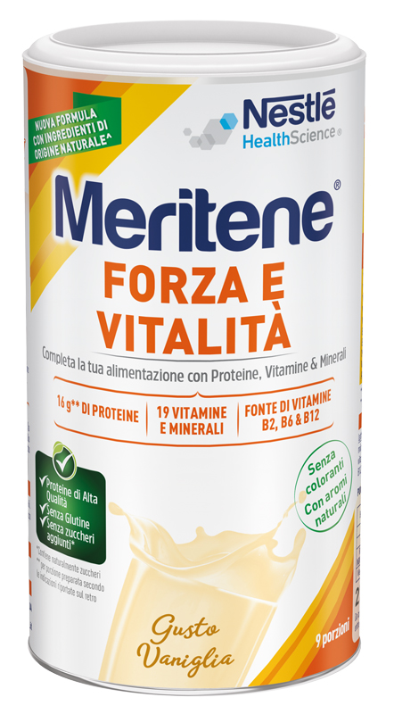 MERITENE FORZA E VITALITA' VANIGLIA 270 G - Farmacia De Pasquale
