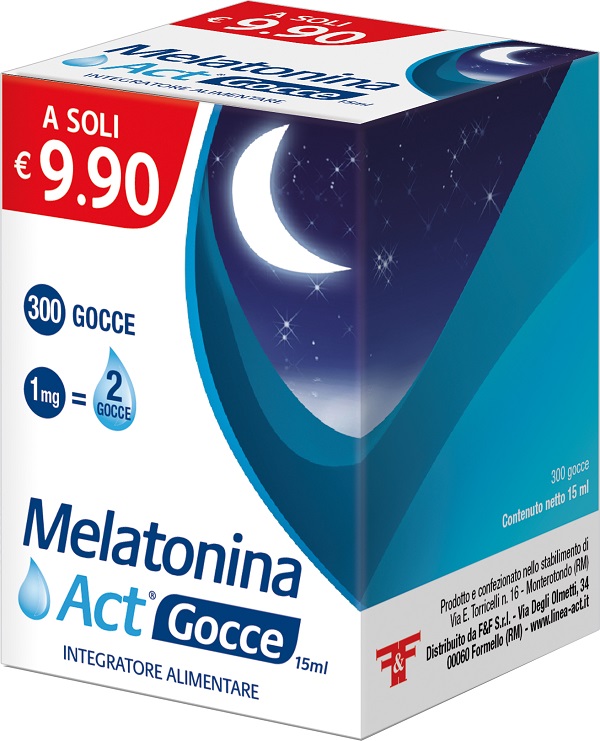 MELATONINA ACT GOCCE 15 ML - Farmacia De Pasquale