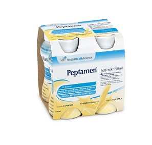 PEPTAMEN VANIGLIA 4 X 200 ML - Farmacia De Pasquale