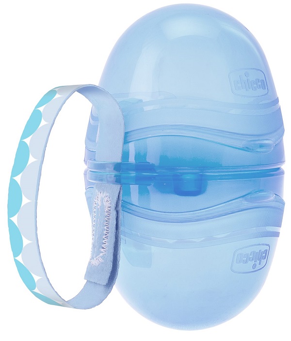 CHICCO PORTASUCCHIETTO DOPPIO BLU 1 PEZZO - Farmacia De Pasquale