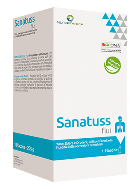 NUTRIFARMA SANATUSS FLUI 170 ML - Farmacia De Pasquale