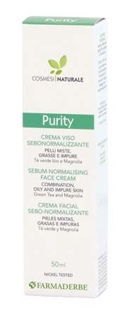 PURITY CREMA VISO SEBONORMALIZZANTE 50 ML - Farmacia De Pasquale
