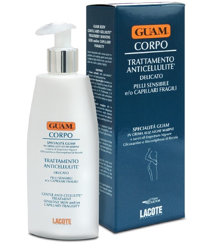 GUAM CREMA CORPO TRATTAMENTO ANTICELLULITE DELICATO PER PELLI SENSIBILI E O CAPILLARI FRAGILI 200 ML - Farmacia De Pasquale