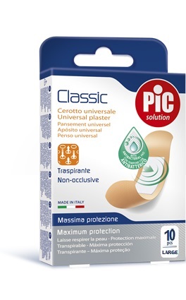 CEROTTO PIC CLASSIC 25X72 MM 10 ANTIBATTERICO 10 PEZZI - Farmacia De Pasquale