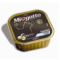 MIOGATTO GATTINI VITELLO GRAIN FREE 100 G - Farmacia De Pasquale