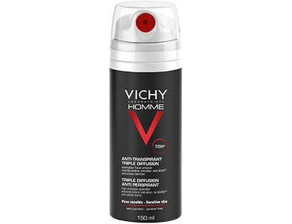 VICHY HOMME DEO AEROSOL 72H 150 ML - Farmacia De Pasquale