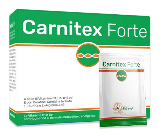 CARNITEX FORTE 20 BUSTINE 100 G - Farmacia De Pasquale